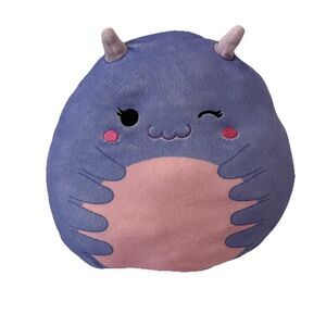 Squishmallow Kamili The Deep Sea Pig 8" Plush Sea Life Squad Kellytoy Purple